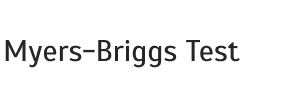 Myers-Briggs Test
